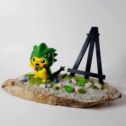 Tyranitar poncho Pikachu kaartstandaard