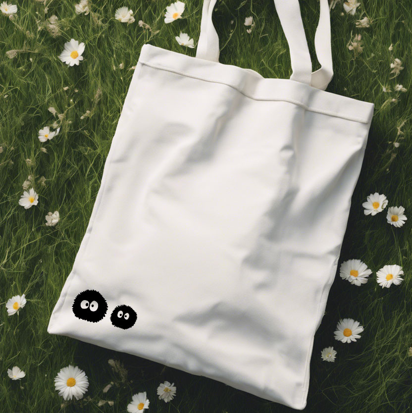 totoro tas achterkant