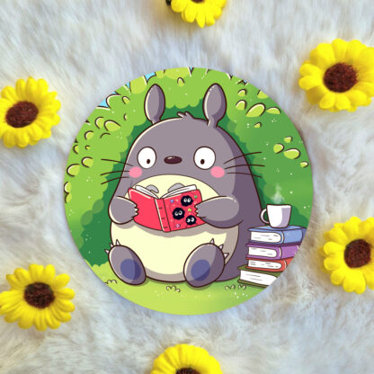 Lezende Totoro onderzetter